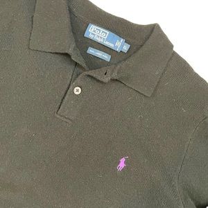 Vintage Polo Ralph Lauren Lambswool Collar Sweater XL
